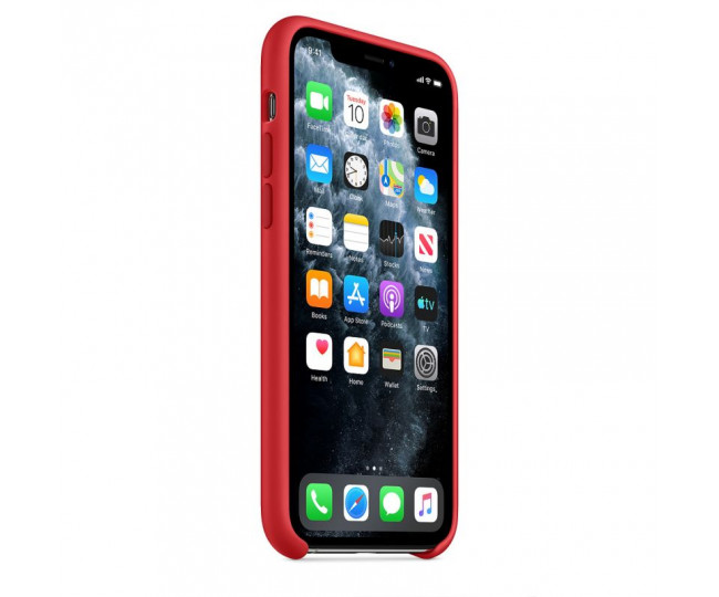 Чохол Silicone Slim Weaving для iPhone 11 Red